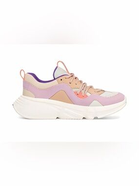 UGG Women's Calle Lace sneakers in the "Lilac Multi" colorway,